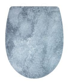 WC-Sitz Cement, Thermoplast, embossed