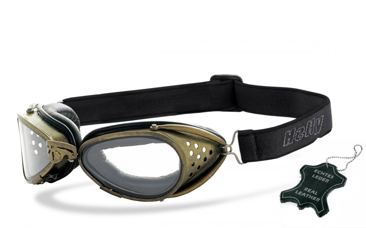 HELLY - No.1 Bikereyes | Motorradbrille, Motorrad-Sonnenbrille, Bikerbrille, winddicht, klassisch | hunter