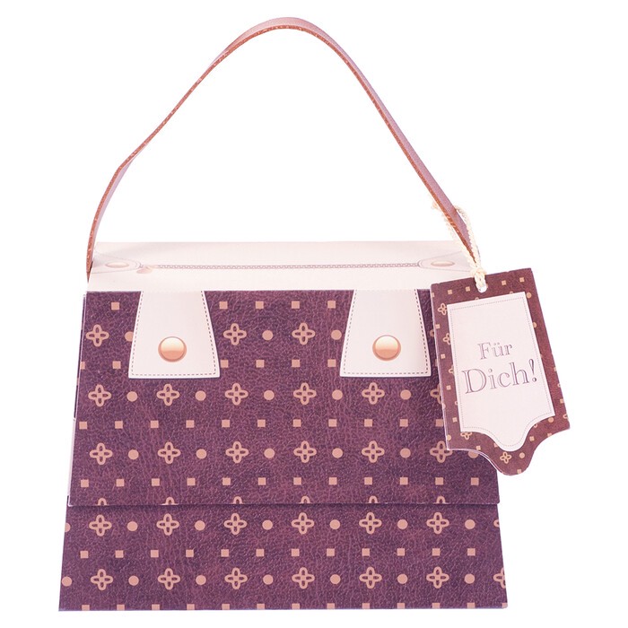Geldgeschenktasche 17 x 6 x 20 cm violett