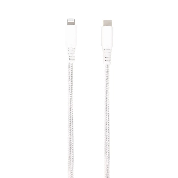 VIVANCO LongLife Daten- u. Ladekabel Lightning auf USB-Type-C™ 0,5 m weiß