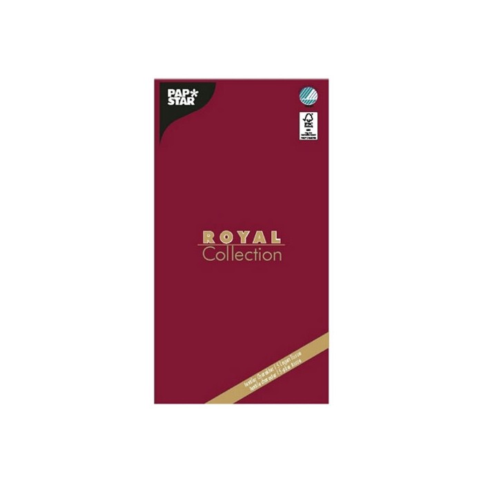 PAPSTAR Tischdecke Royal Selection aus Papier 120 x 180 cm bordeaux