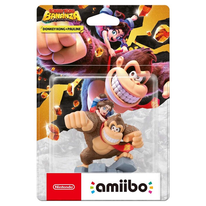 NINTENDO amiibo Donkey Kong Bananza Figur (Donkey Kong & Pauline)