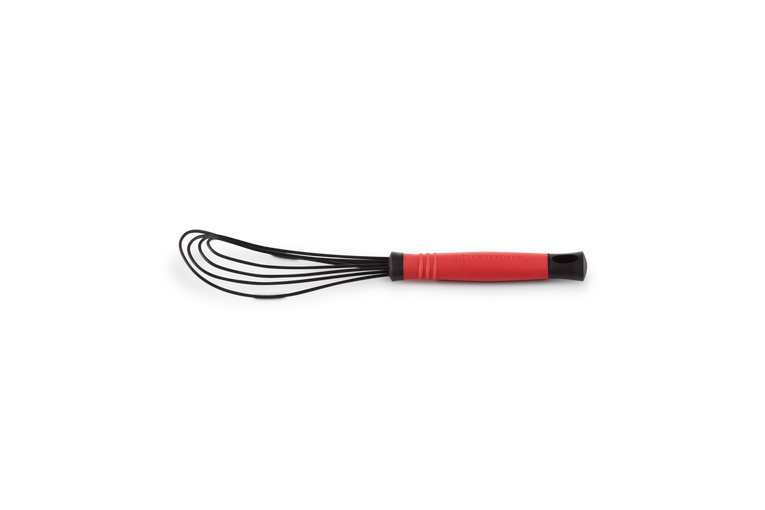 Schneebesen flach kirschrot glasfaserverstärkter Kunststoff,Silikon 