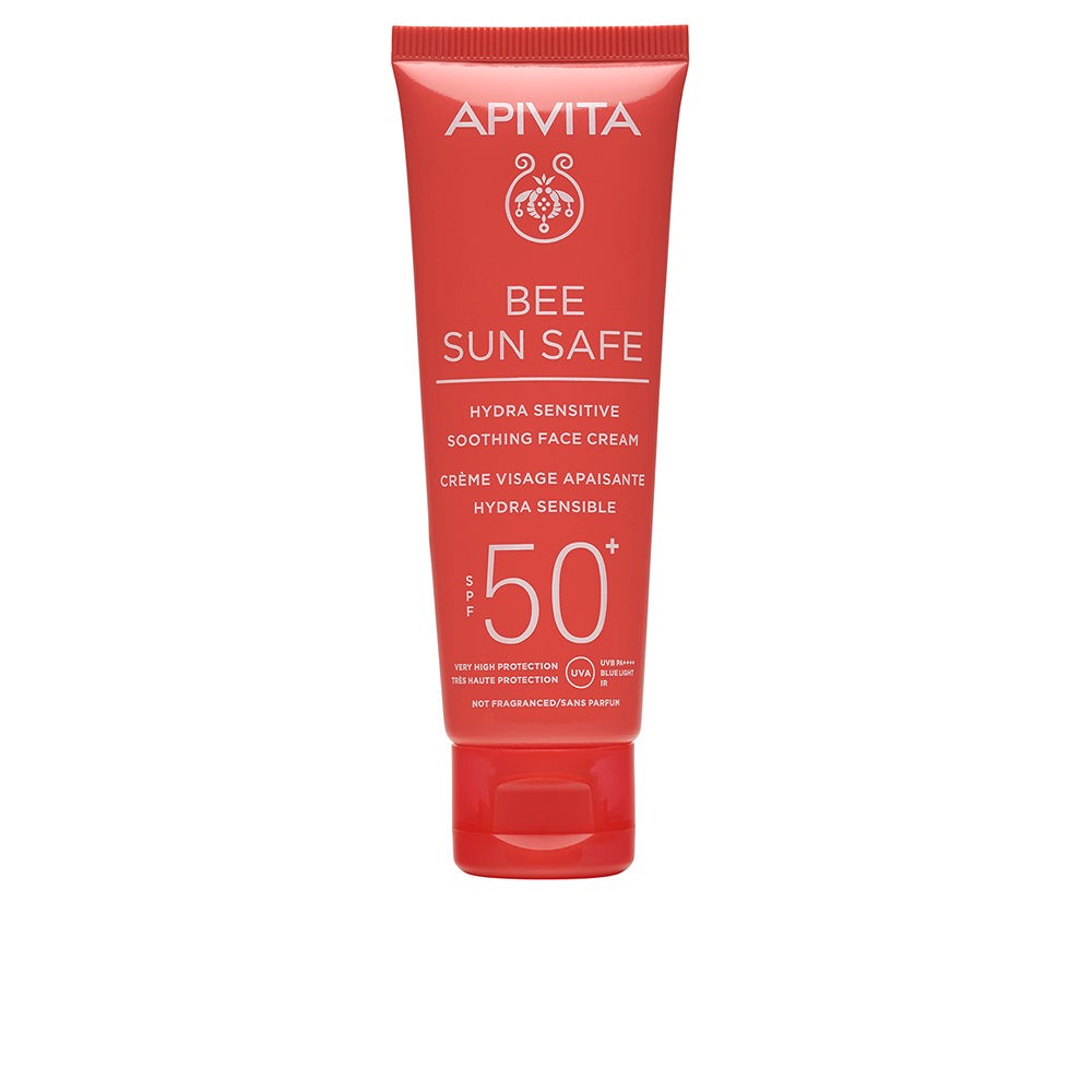Bee Sun Safe Hydra Sensitive Beruhigende Gesichtscreme Lsf 50+, parfümfrei, 50 ml