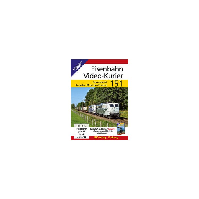 Eisenbahn Video-Kurier 151, DVD-Video - DVD