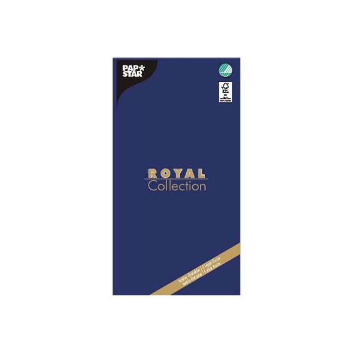 PAPSTAR Tischdecke Royal Selection aus Papier 120 x 180 cm dunkelblau