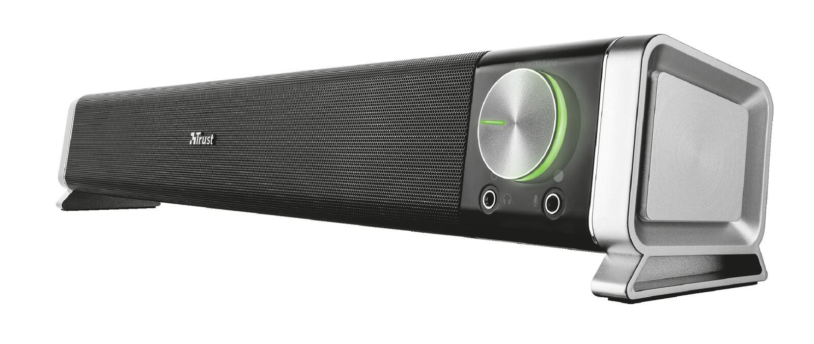 Trust Asto Soundbar-Lautsprecher für PC und TV-Gerät - Schwarz