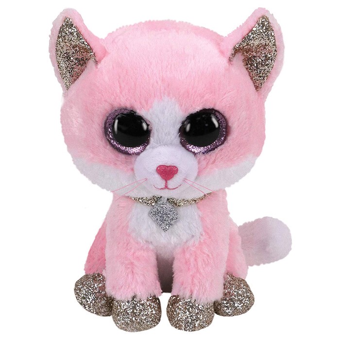 TY Beanie Babies Fiona 15 cm pink
