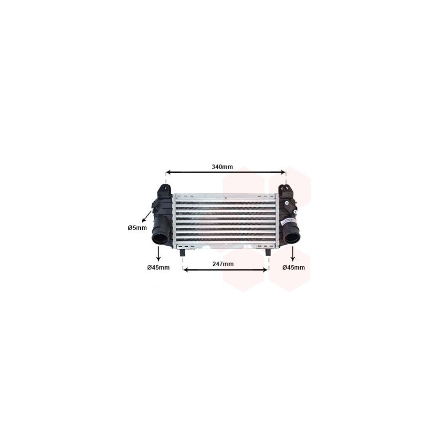 intercooler, échangeur 03004192 international radiators