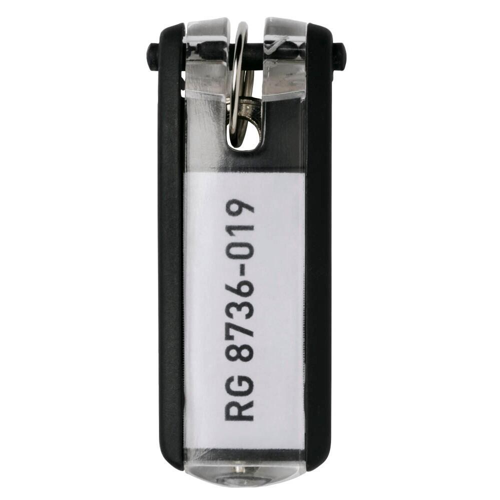 DURABLE Schlüsselanhänger KEY CLIP schwarz - 6 Stück