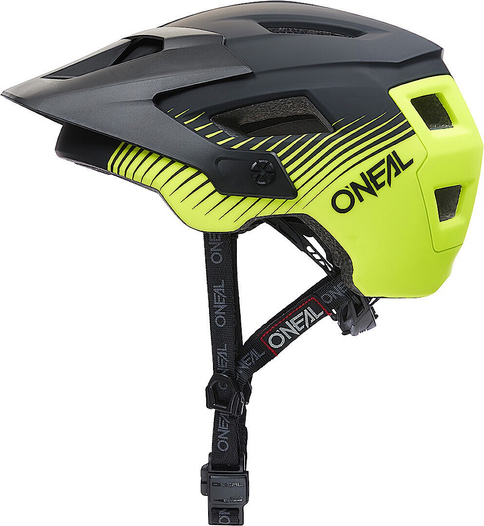 Oneal Defender Grill Fietshelm, zwart-geel, afmeting XS M voor man