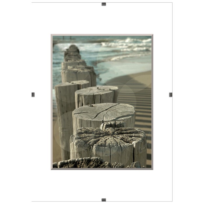 Rahmenloser Bilderrahmen Normalglas 21 x 29,7 cm