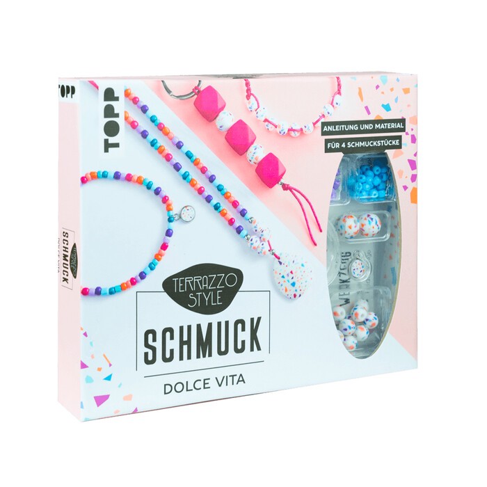 TOPP Kreativ-Set Terrazzo-Schmuck Dolce Vita