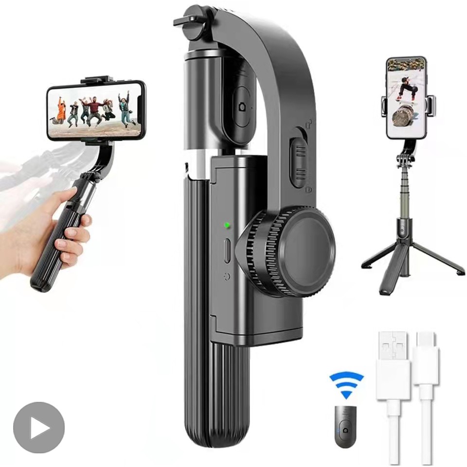 Stabilisants Selfie Stick Tripod Gimbal Stabilisateur pour le support de téléphone mobile cellulaire Action Smartphone ACCATE