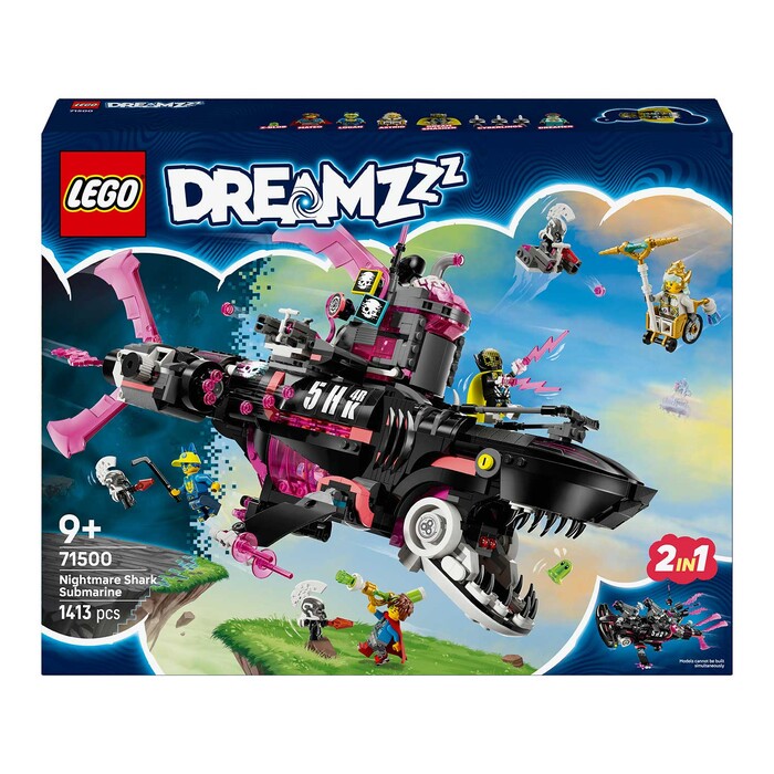 LEGO® Dreamzzz Albtraumhai-U-Boot 1413 Teile 71500