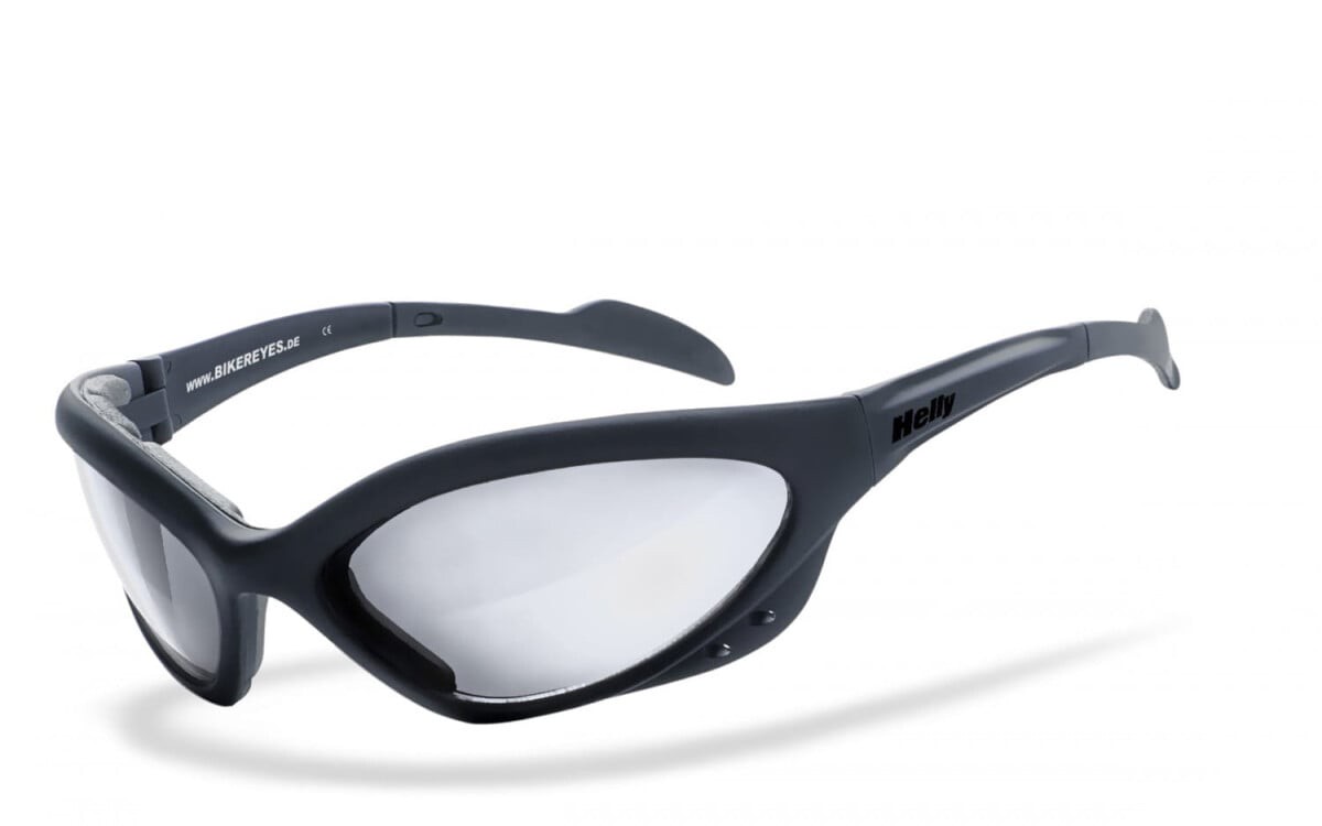 HELLY - No.1 Bikereyes | Bikerbrille, Motorrad-Sonnenbrille, Motorradbrille, winddicht, selbsttönend | SEHSTÄRKE möglich | speed king 2 (phototrop)
