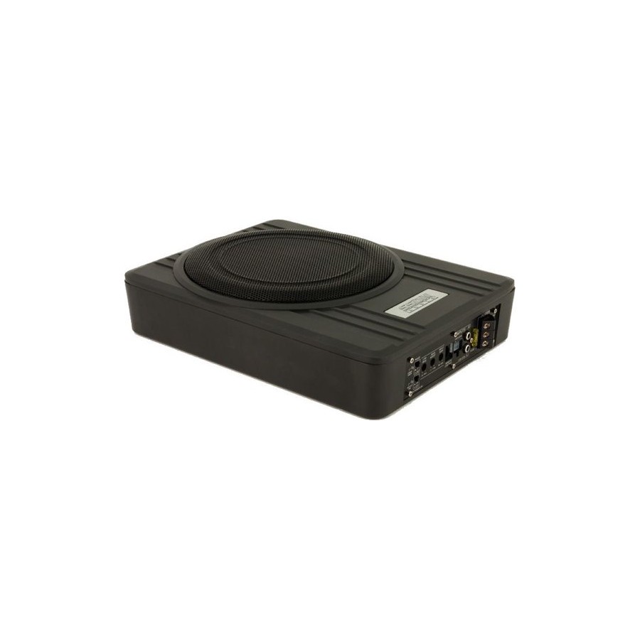 SSDN Caisson de subwoofer 10 pouces 'Under-Seat' actif à plat - 600 Watts réels