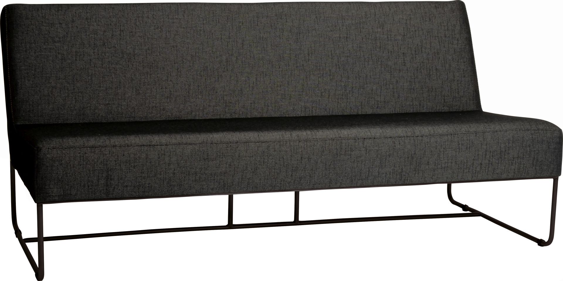 Stern Mia Lounge-Sofa schwarz matt / seidenschwarz