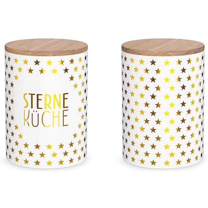 Vorratsdose Sterneküche goldene Sterne