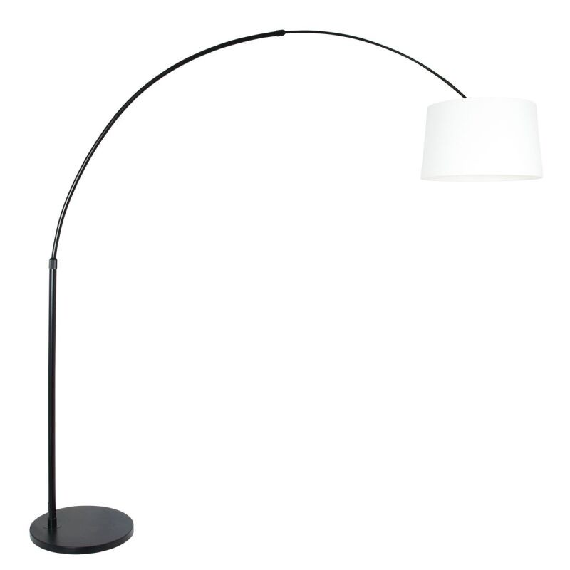 Steinhauer Bogenleuchte Sparkled Light schwarz verschiedene Variationen weiß konisch (Leinen)