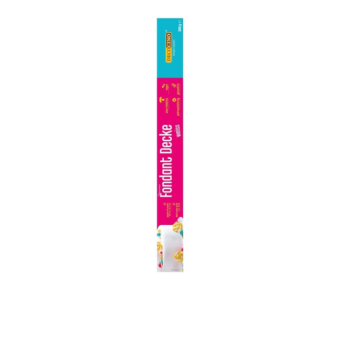 DEKOBACK Rollfondant-Decke Ø 36 cm weiß