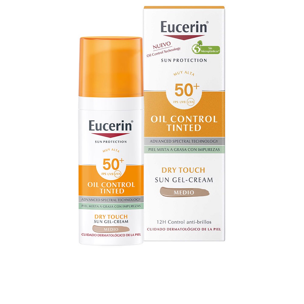 Sonnenschutzöl Dry Touch Gel-Creme Farbe SPF50+ #mittel