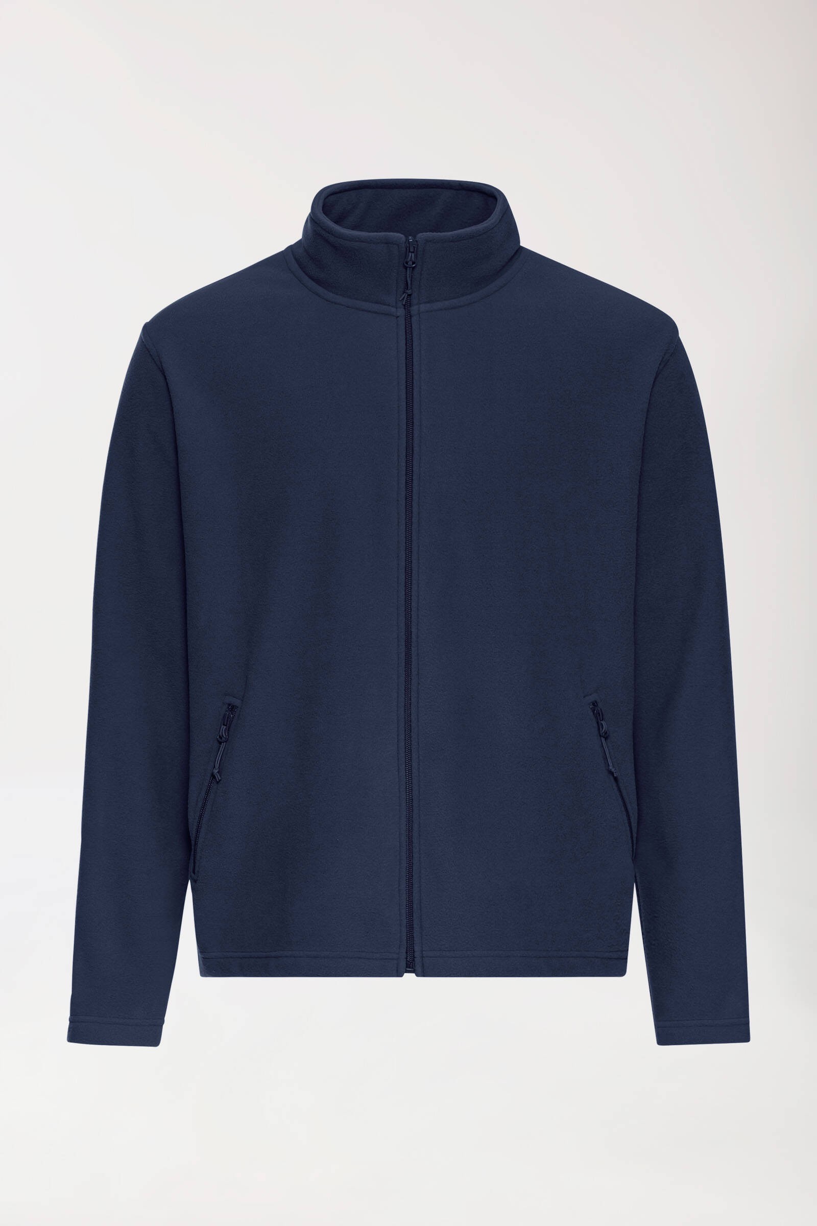 Fleecejacke Herren - Stehkragen, Nachtblau