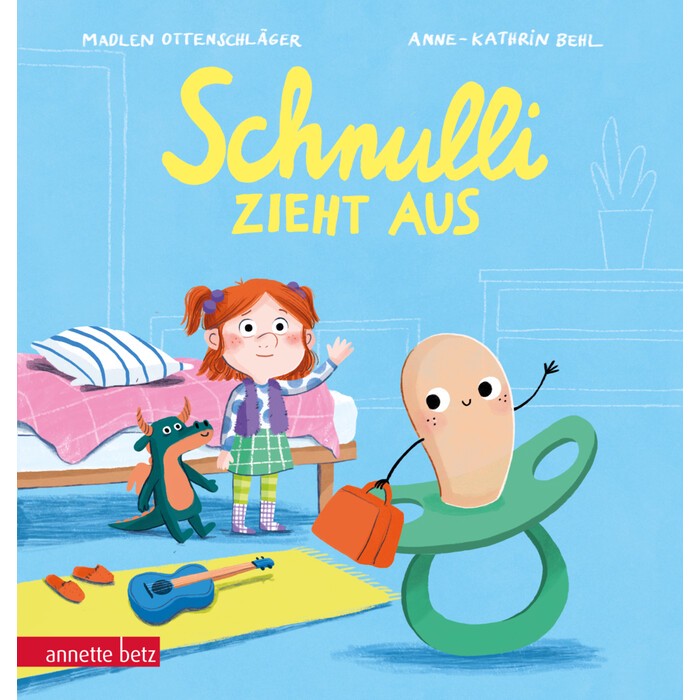Madlen Ottenschläger: Schnulli zieht aus - Ein 'Pappbilderbuch, dass Kinder beim Abschied vom Schnuller unterstützt