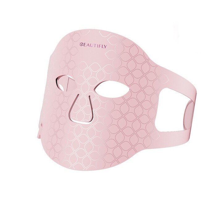 BEAUTIFLY Aura Glam LED-Lichttherapie Maske rosa