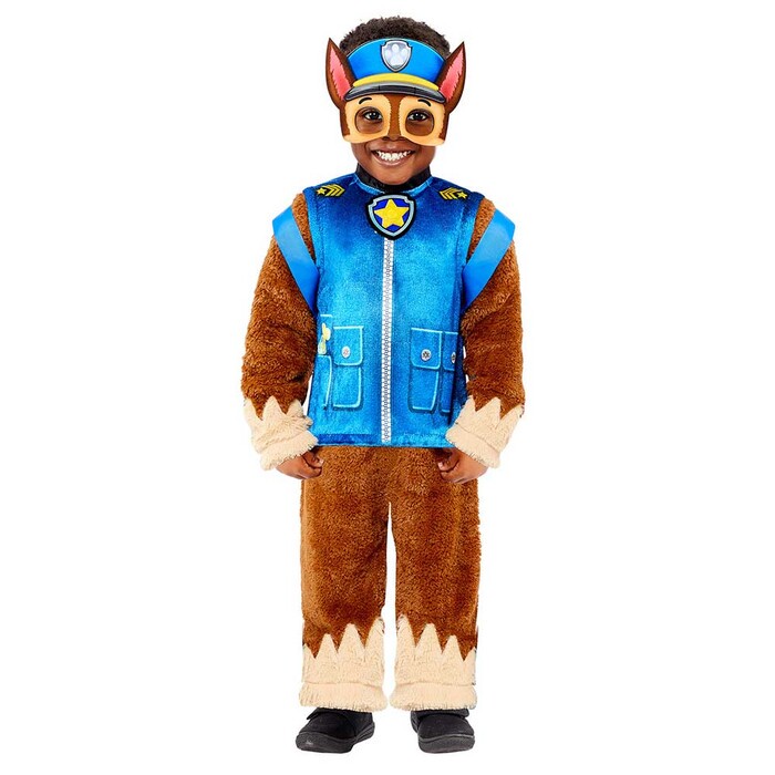 Kinderkostüm Chase Deluxe 4 - 6 Jahre blau/braun