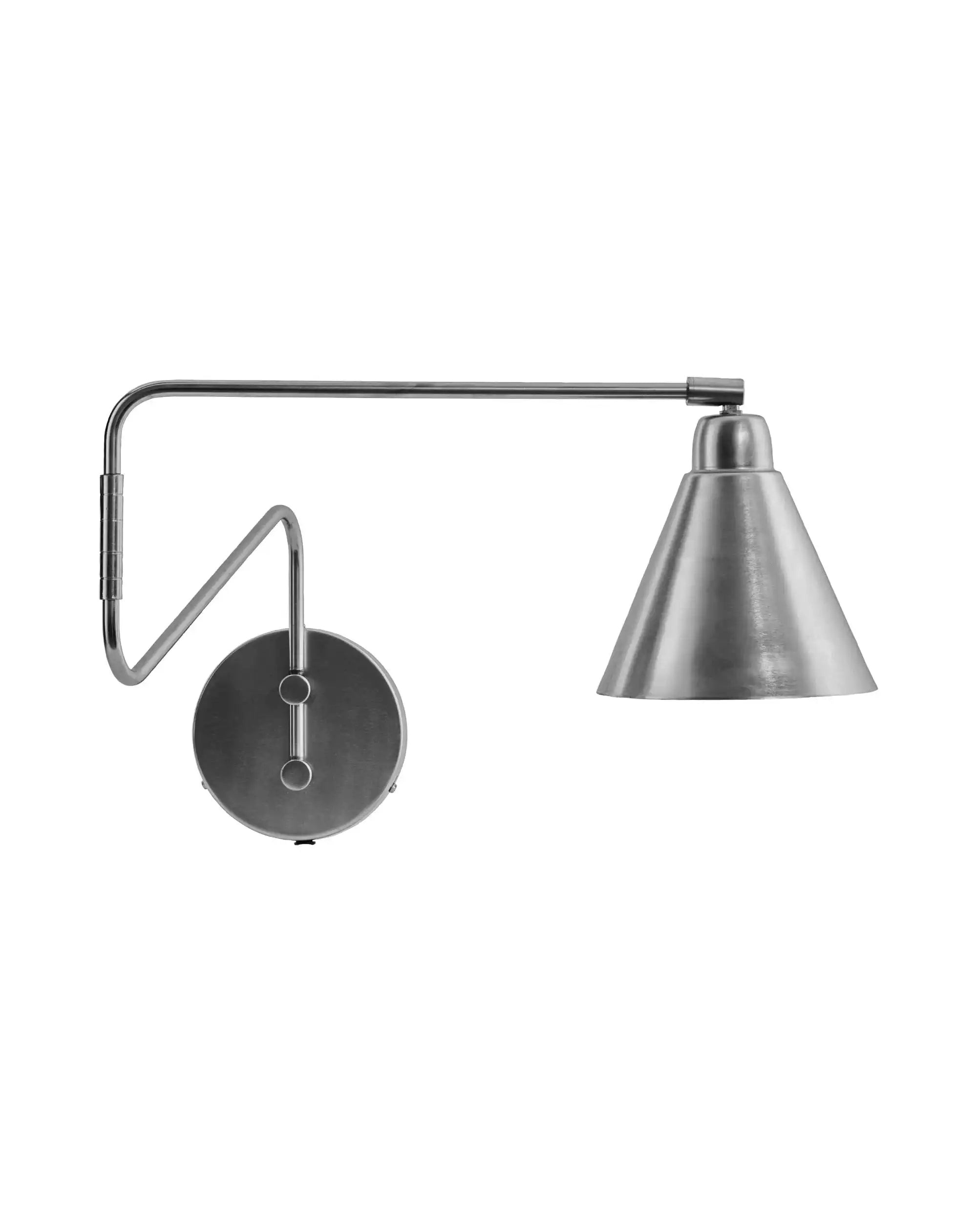 House Doctor Wandleuchte Game gebürstete silberne Ausführung 76cm
