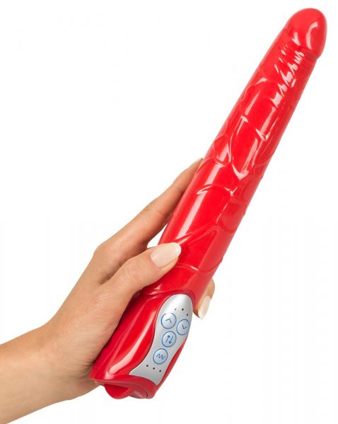 Red Push Vibrator mit 5-Stufen-Sto?funktion