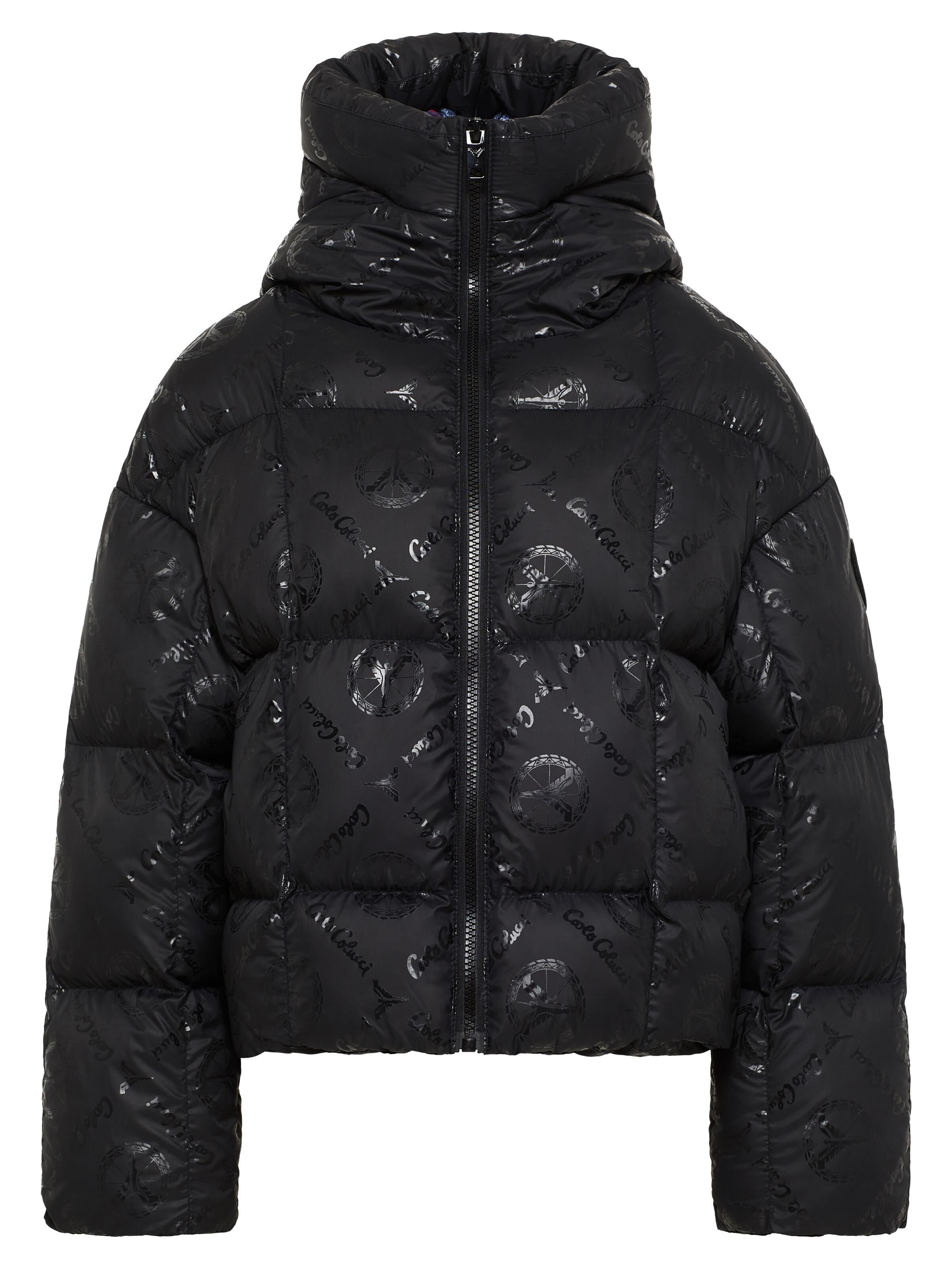Wattierte Oversize Jacke mit Unique Badge
