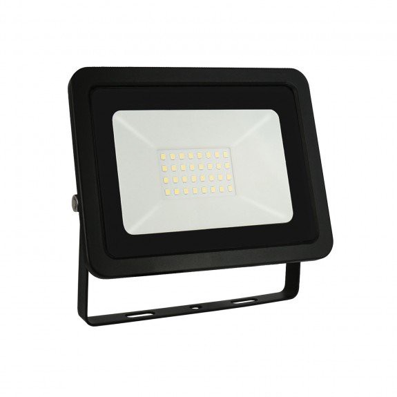 SpectrumLED® LED Fluter, Strahler, Scheinwerfer 30 Watt Gehäuse schwarz Schutzklasse IP65 IK07 mit Alugehäuse 2900 Lumen 6000K weiß / kaltweiß