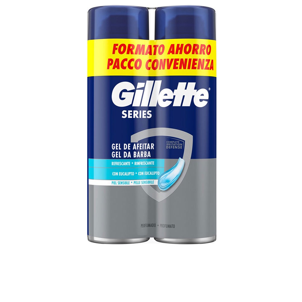 Gillette Series Rasiergel empfindliche Haut 2 x 200 ml