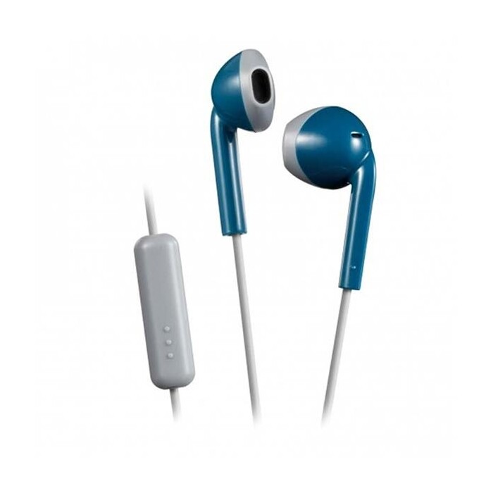 JVC In-Ear-Kopfhörer HA-F19, mit Freisprechfunktion, blau/grau