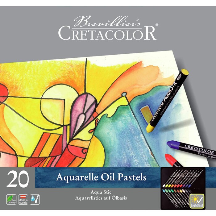 CRETACOLOR Aqua Stic 20 Stück mehrere Farben