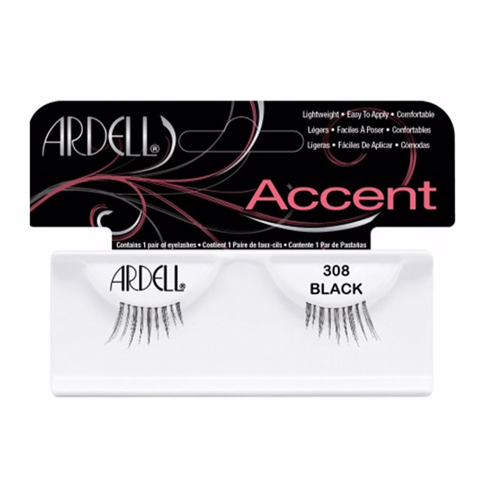Accent Wimpern #308-schwarz 1 St
