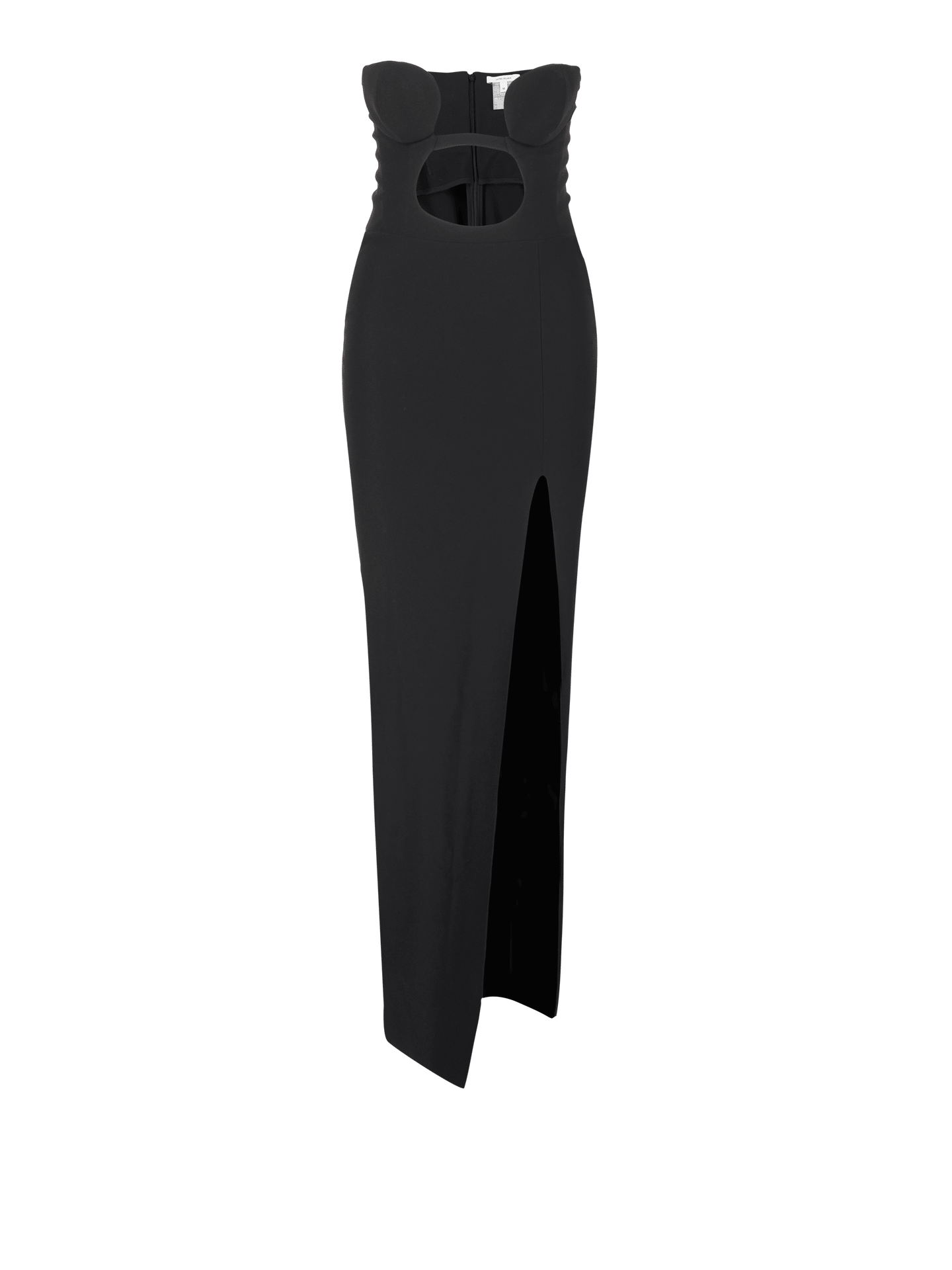 Trägerloses Abendkleid Schwarz