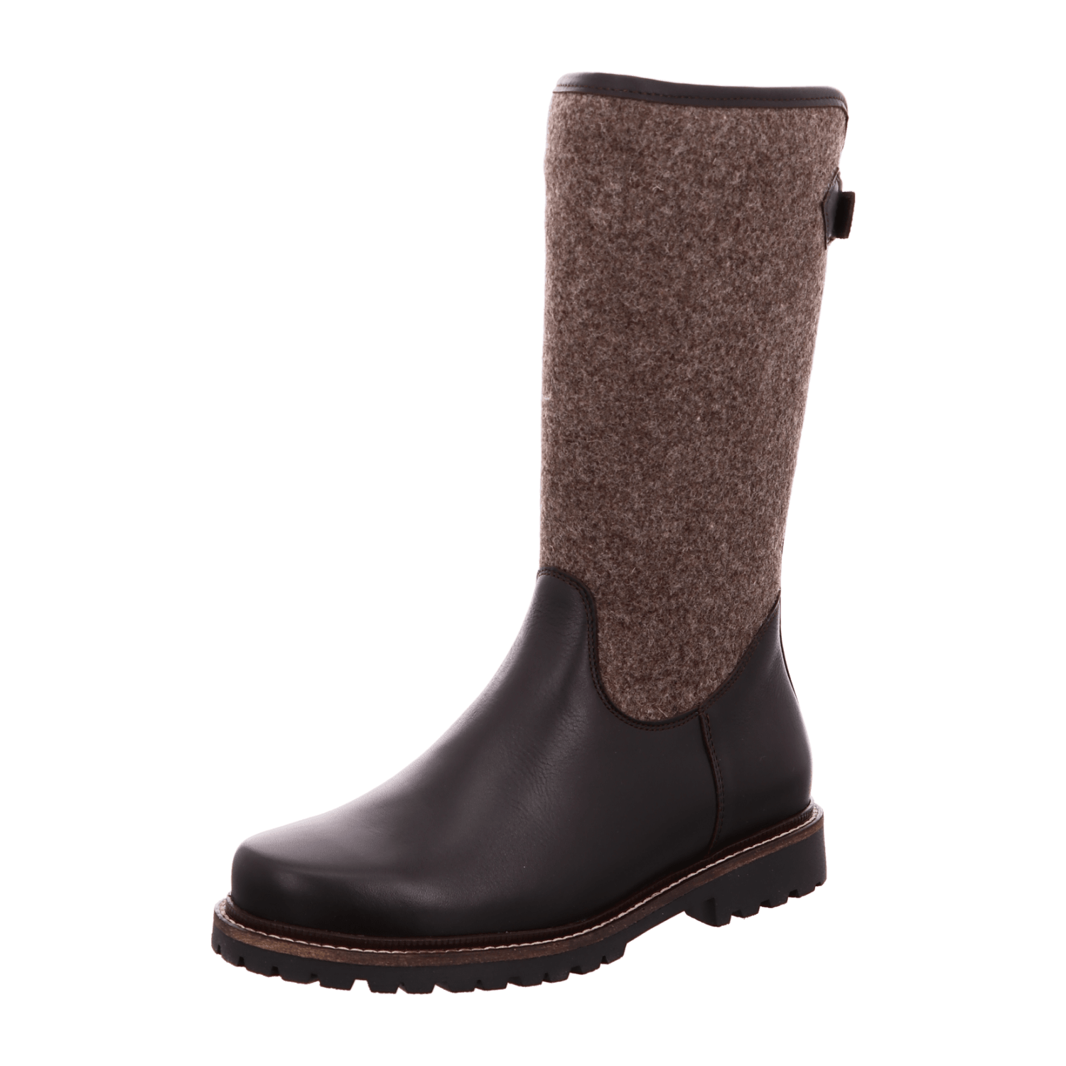 Dirndl & Bua Weitschaftstiefel für Damen, braun, Gr. 40 ½ EU / 7,5 UK