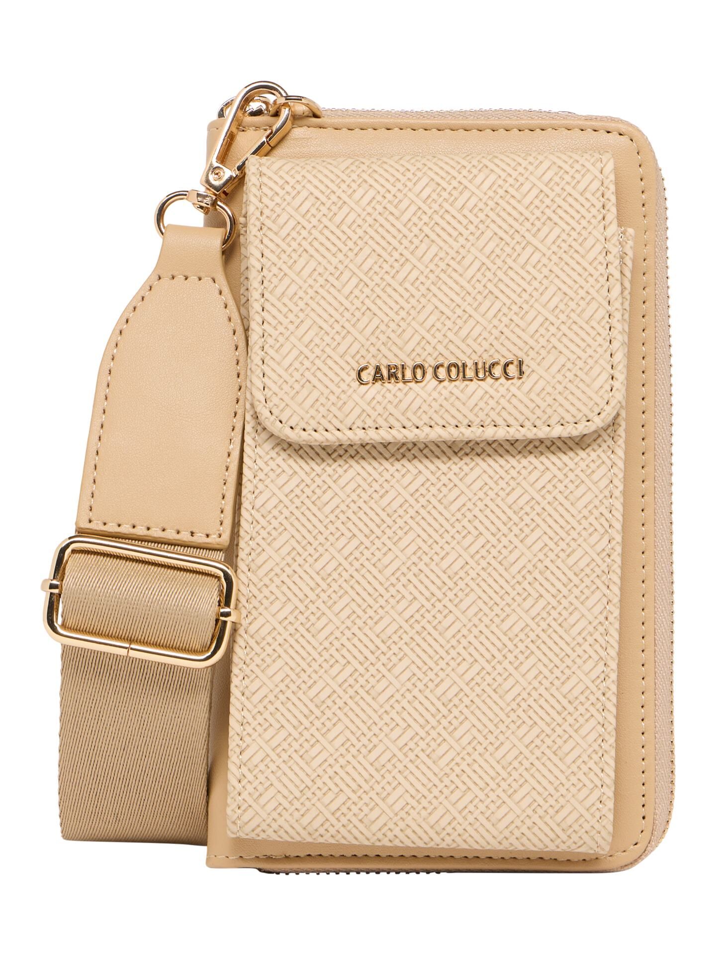 Carlo Colucci Handy Geldbörse - Beige