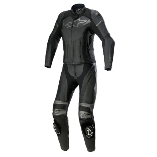 ALPINESTARS Stella GP Plus 2PC Suit, 2-piece motor, Black-Metallic Grey