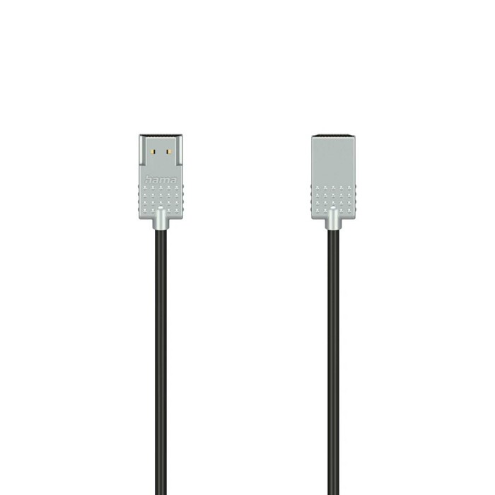 HAMA High Speed HDMI-Kabel Ultra-Slim 4K 2 Meter silber