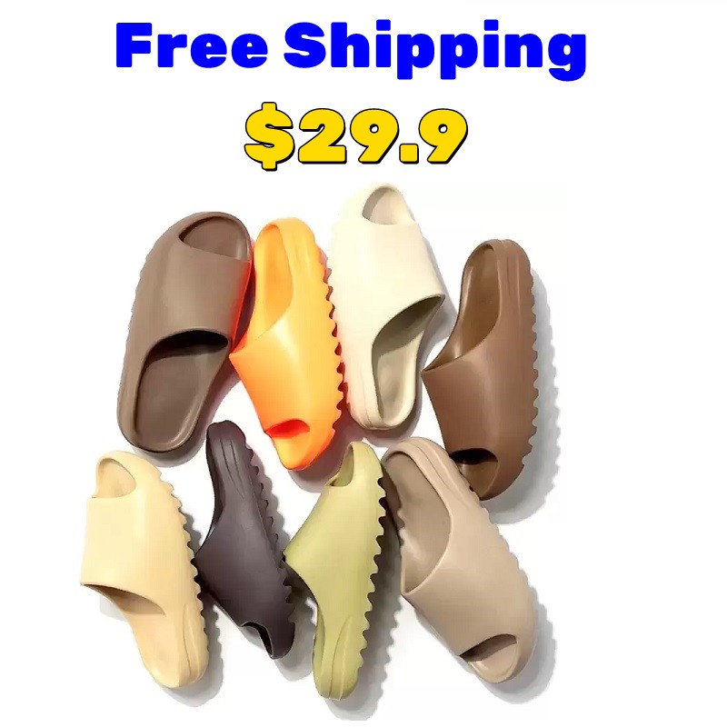 Foam Runner Yezzy Hausschuhe Herren Damen Slider Vermillion Mineral Blue Onyx Pure Sandalen Slide Slipper Ochre Bone Resin Clog Desert Ararat Run