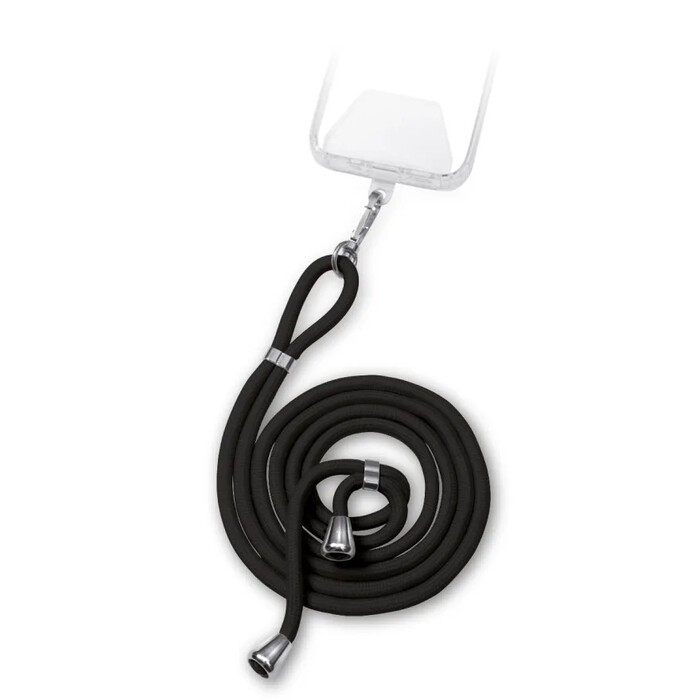 VIVANCO Handykette Smartphone Necklace Patch universal schwarz