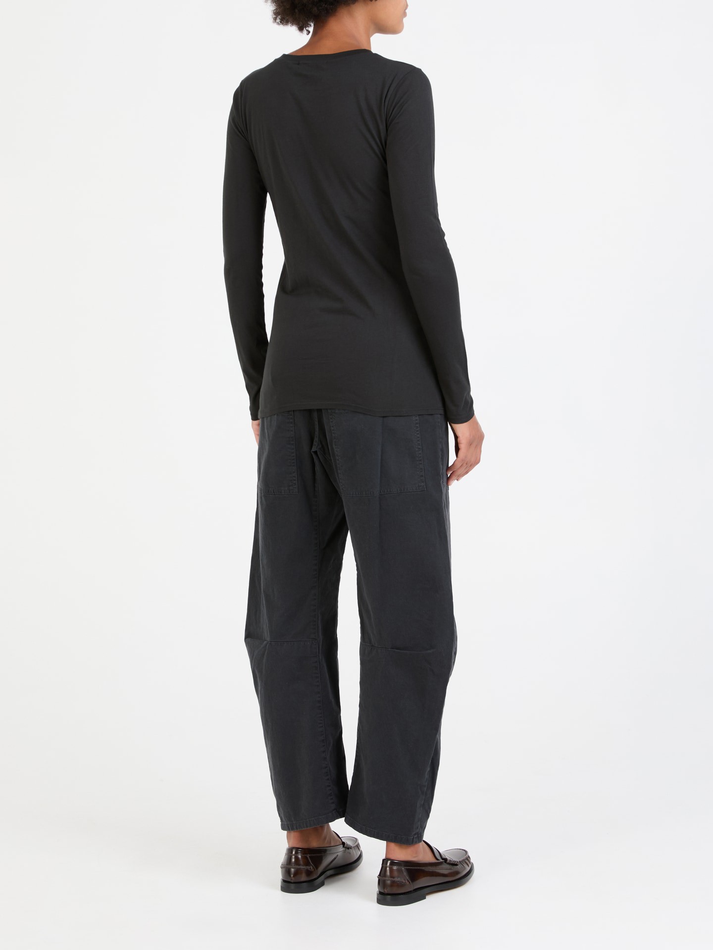 Langarmshirt Schwarz