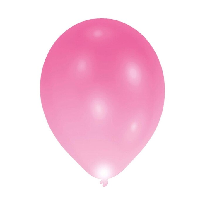 LED-Ballons - Balloominate B90, 5 Stück, pink