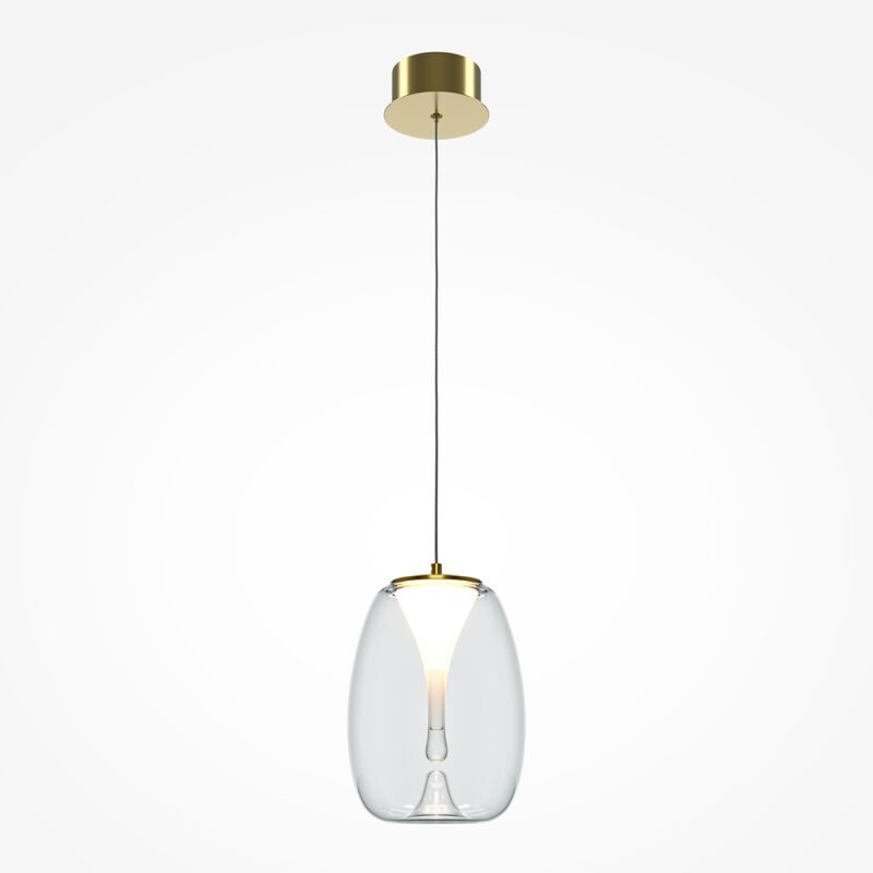 Maytoni Pendelleuchte Splash LED Glas transparent