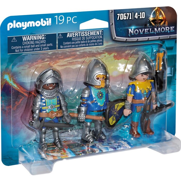 PLAYMOBIL® 3er Set Novelmore Ritter 19 Teile 70671