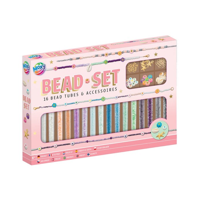 GRAFIX Perlen-Set 16 Tuben plus Zubehör mehrere Farben